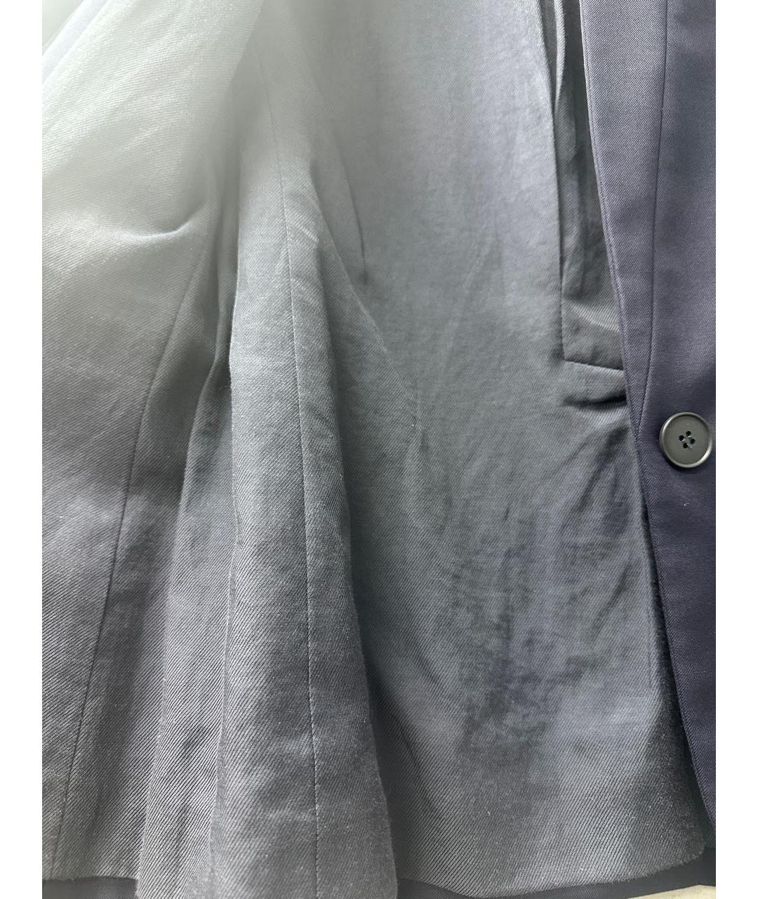 STELLA MCCARTNEY Темно-синий шерстяной жакет/пиджак, фото 3