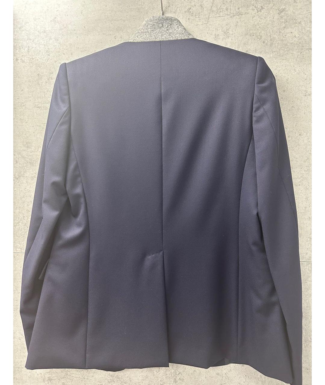 STELLA MCCARTNEY Темно-синий шерстяной жакет/пиджак, фото 2