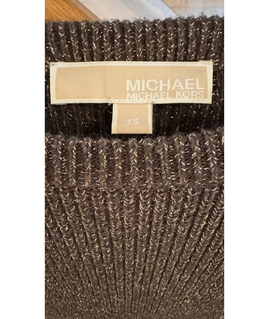 MICHAEL MICHAEL KORS Зеленый джемпер / свитер, фото 3
