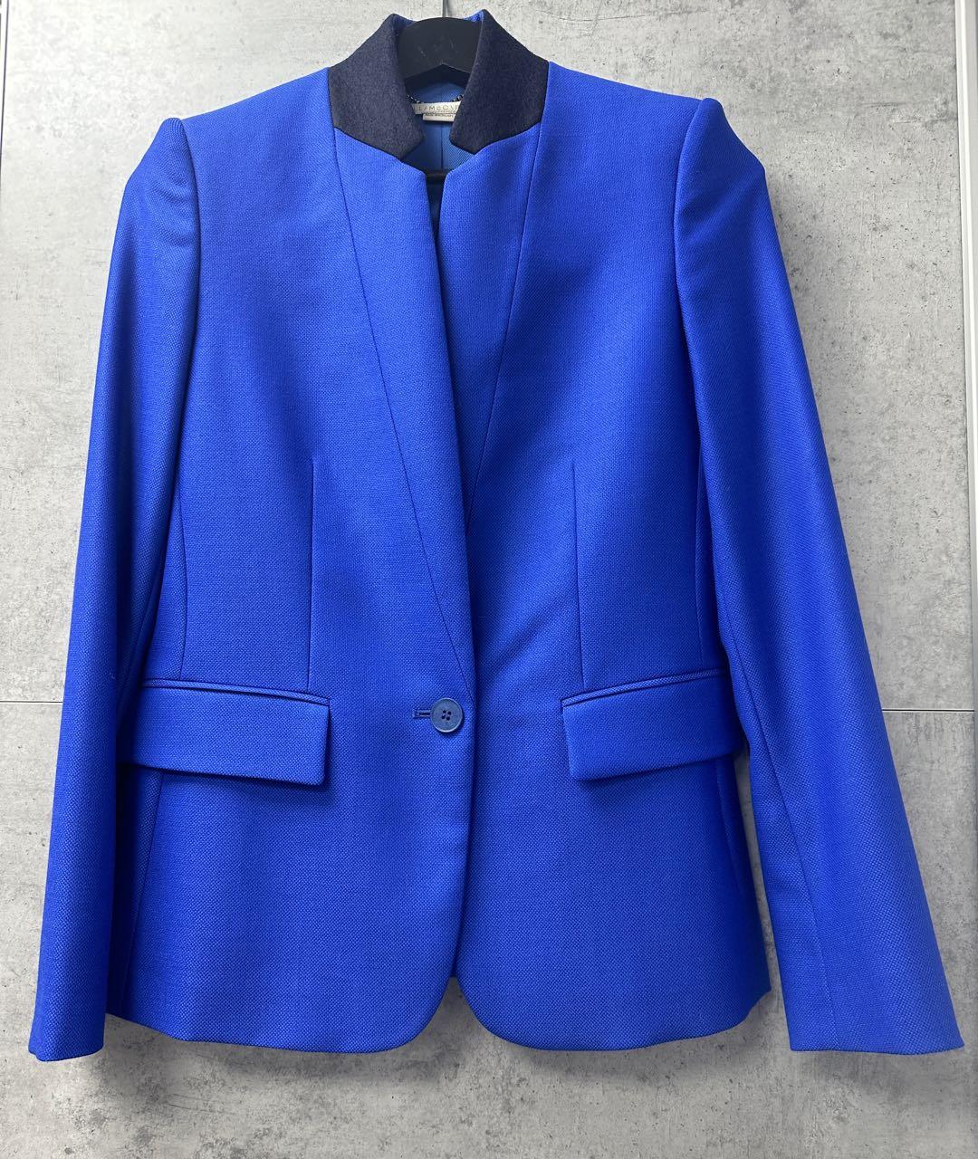 STELLA MCCARTNEY Синий шерстяной жакет/пиджак, фото 8