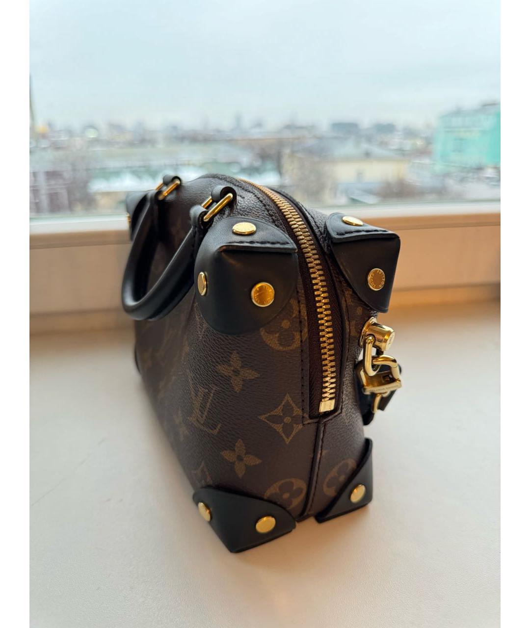 LOUIS VUITTON Коричневая сумка через плечо, фото 6