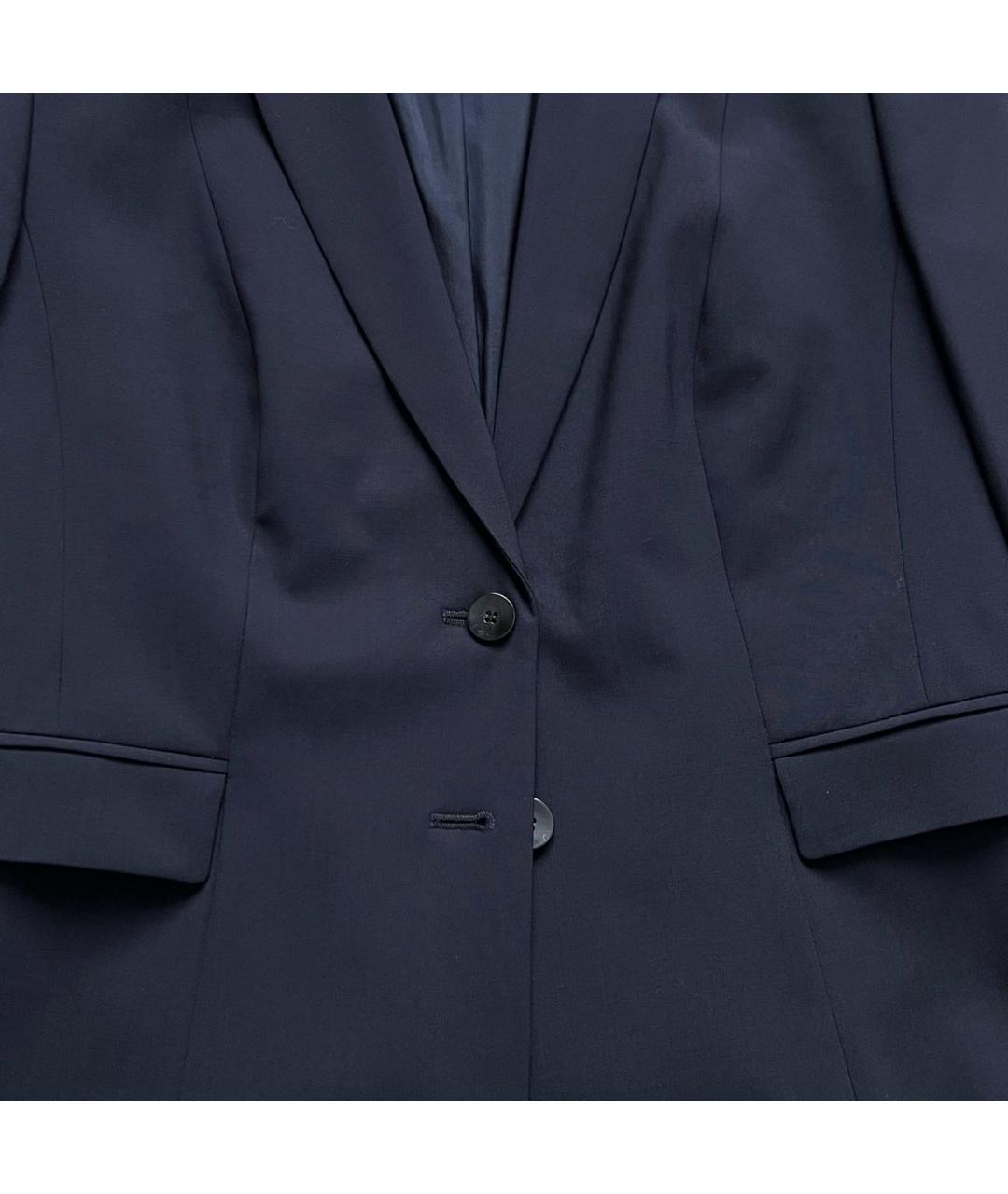 HUGO BOSS Темно-синий шерстяной жакет/пиджак, фото 4