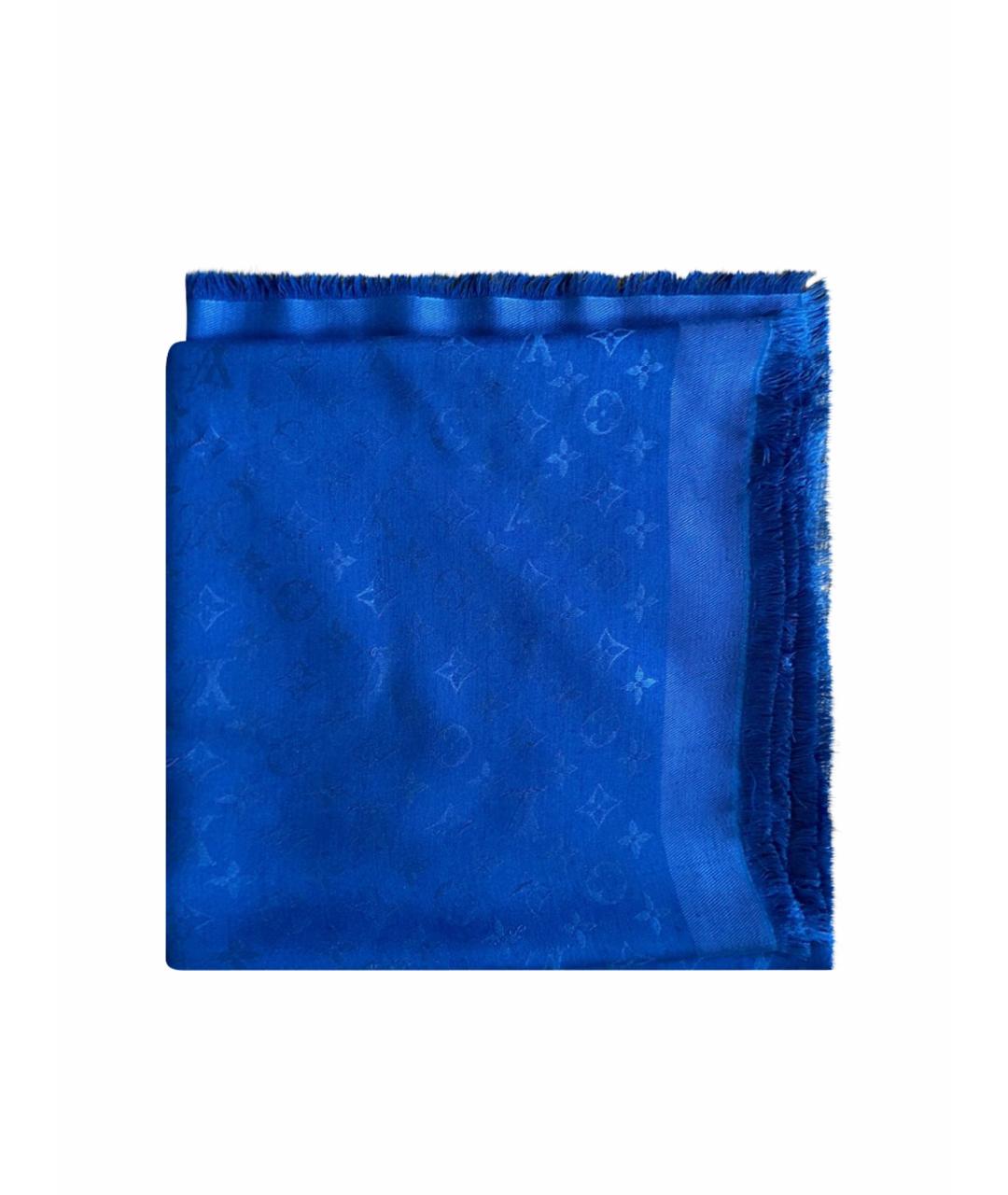 LOUIS VUITTON PRE-OWNED Синий платок, фото 1