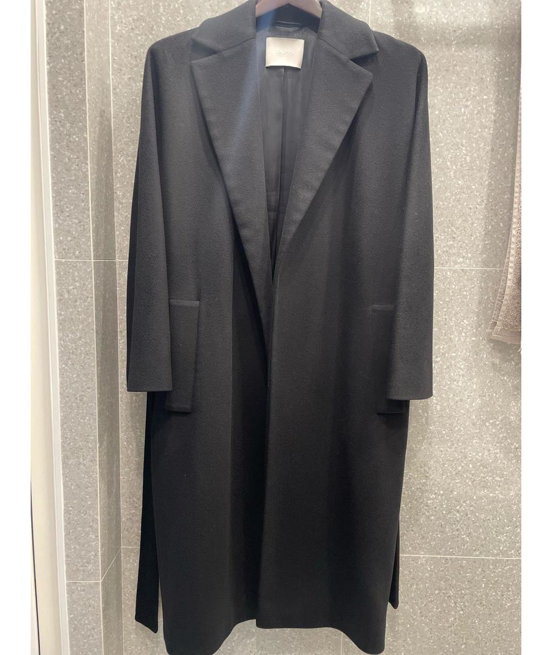 HUGO BOSS Черное шерстяное пальто, фото 5