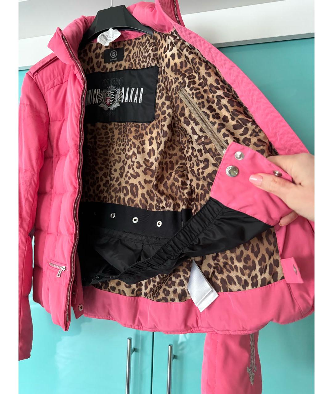 BOGNER Розовая полиэстеровая куртка, фото 4