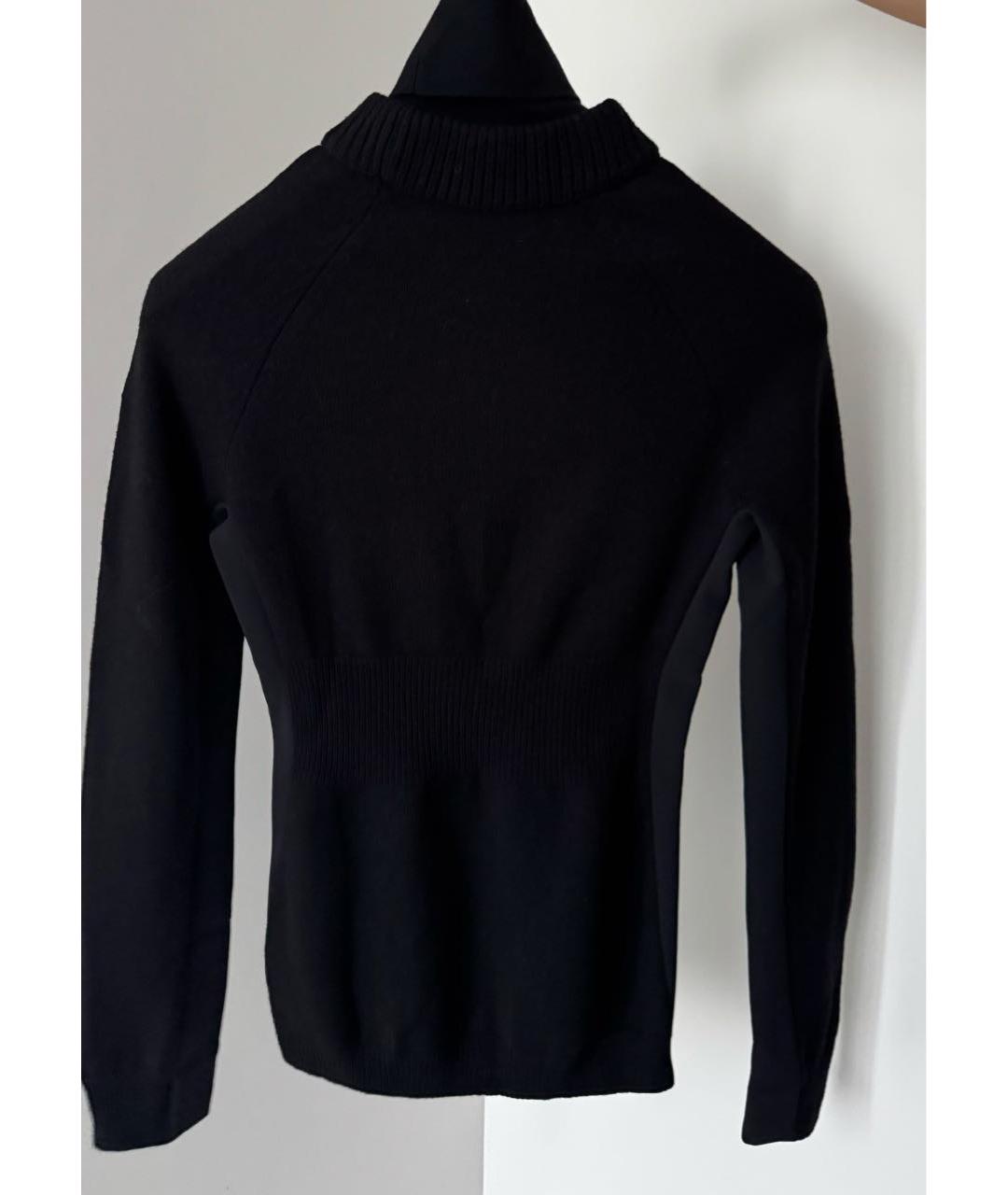 MONCLER Черная шерстяная водолазка, фото 2