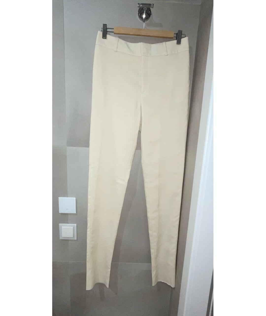 SAINT LAURENT Шерстяные брюки узкие, фото 9