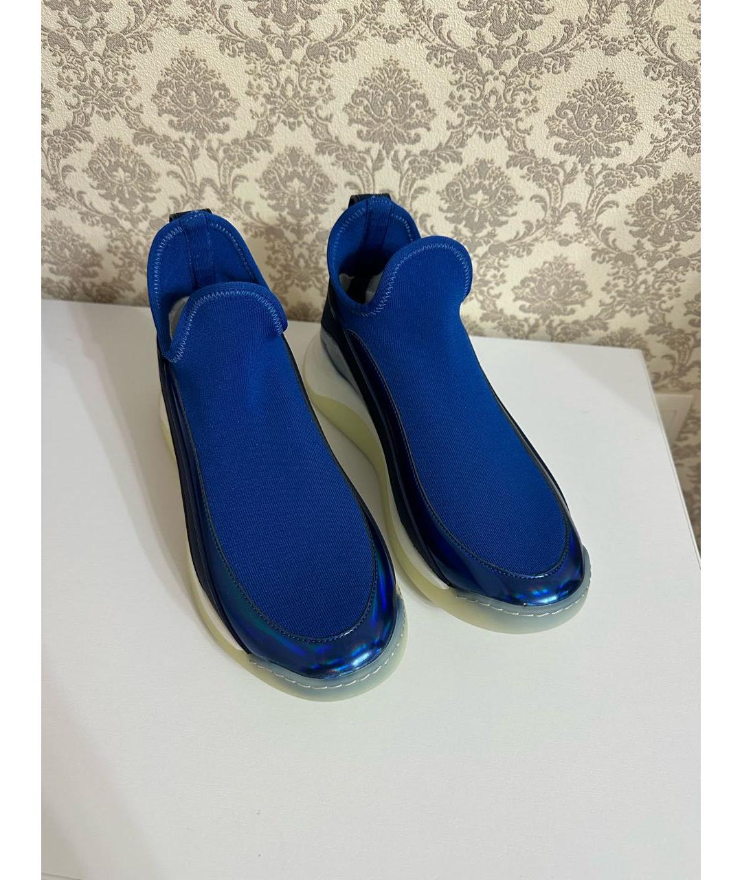 SPORTMAX Синие кроссовки, фото 3