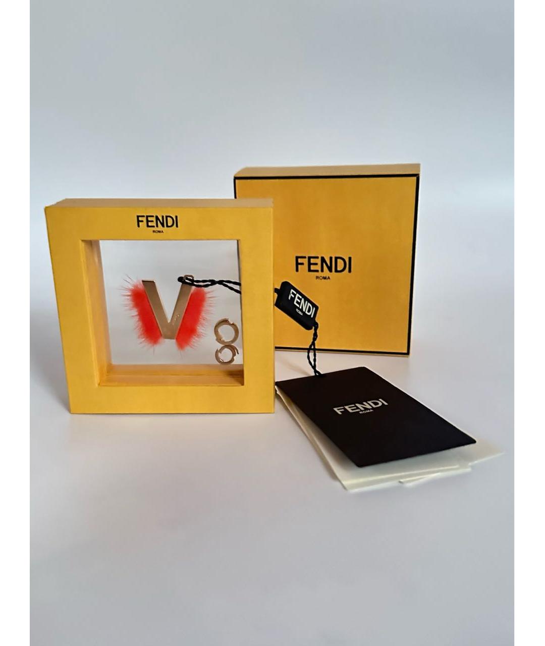 FENDI Латунная подвеска, фото 2