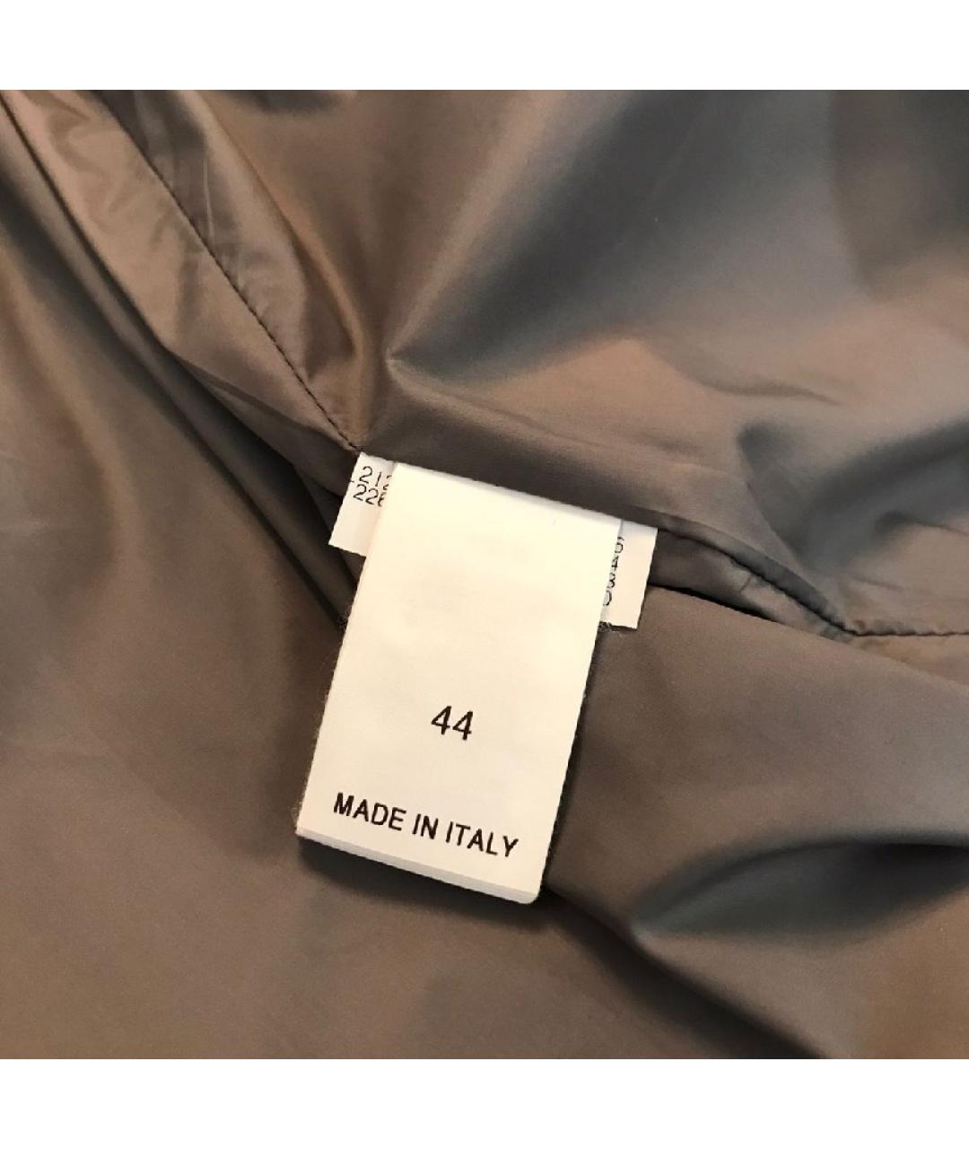 BRUNELLO CUCINELLI Серый шерстяной пуховик, фото 7