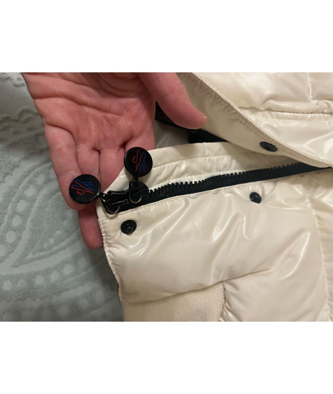 MONCLER Белая куртка, фото 4