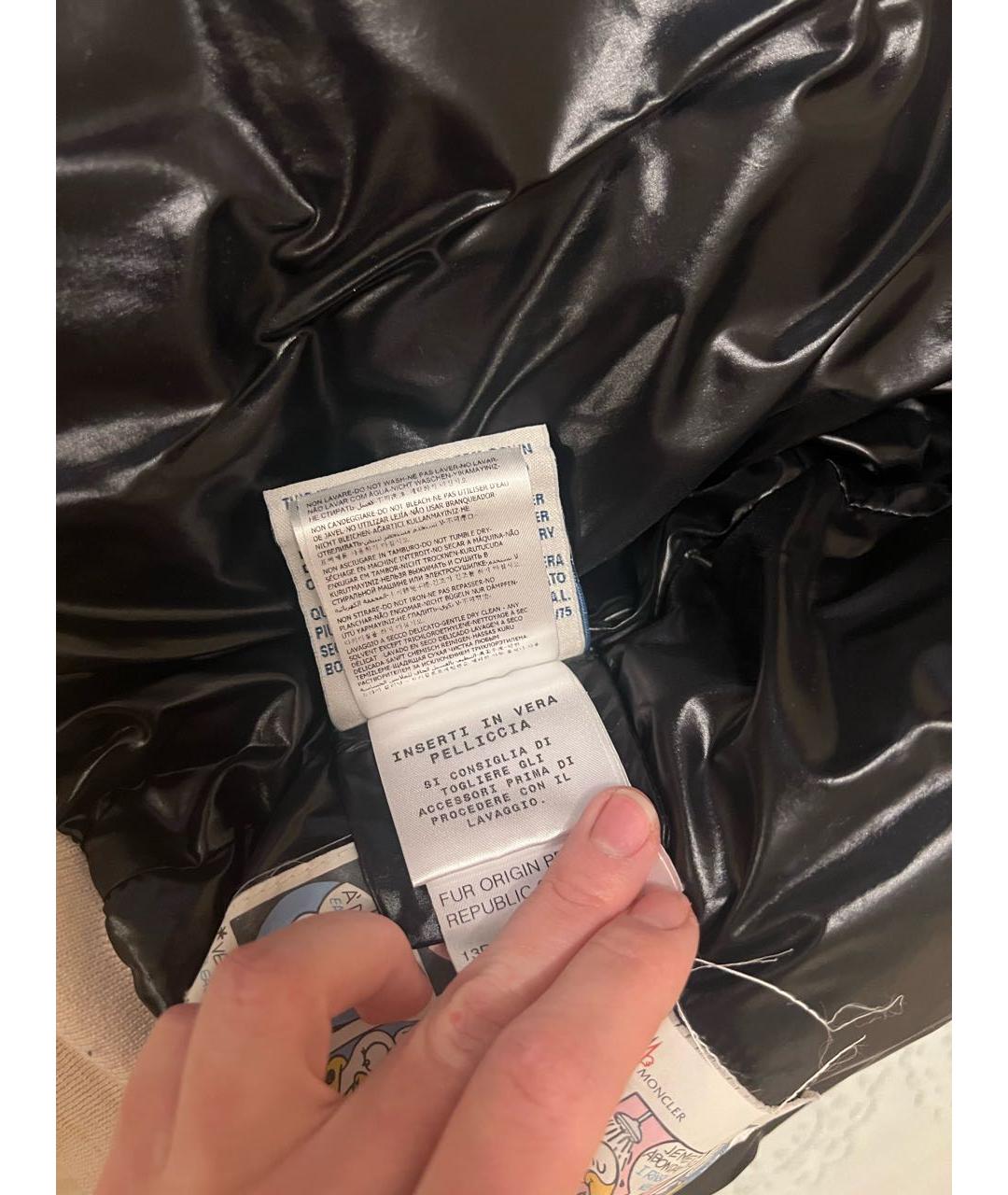 MONCLER Белая куртка, фото 7