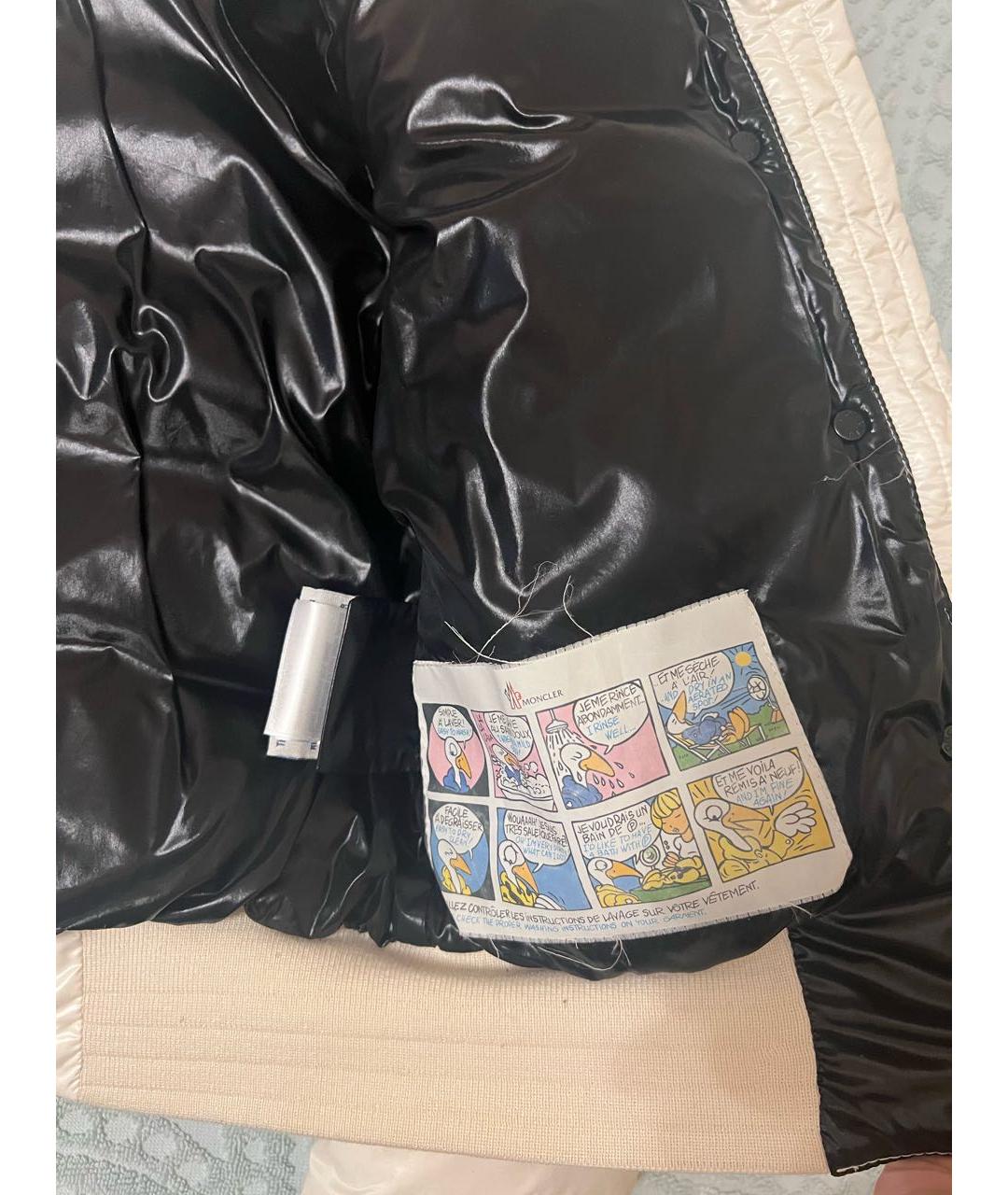 MONCLER Белая куртка, фото 5