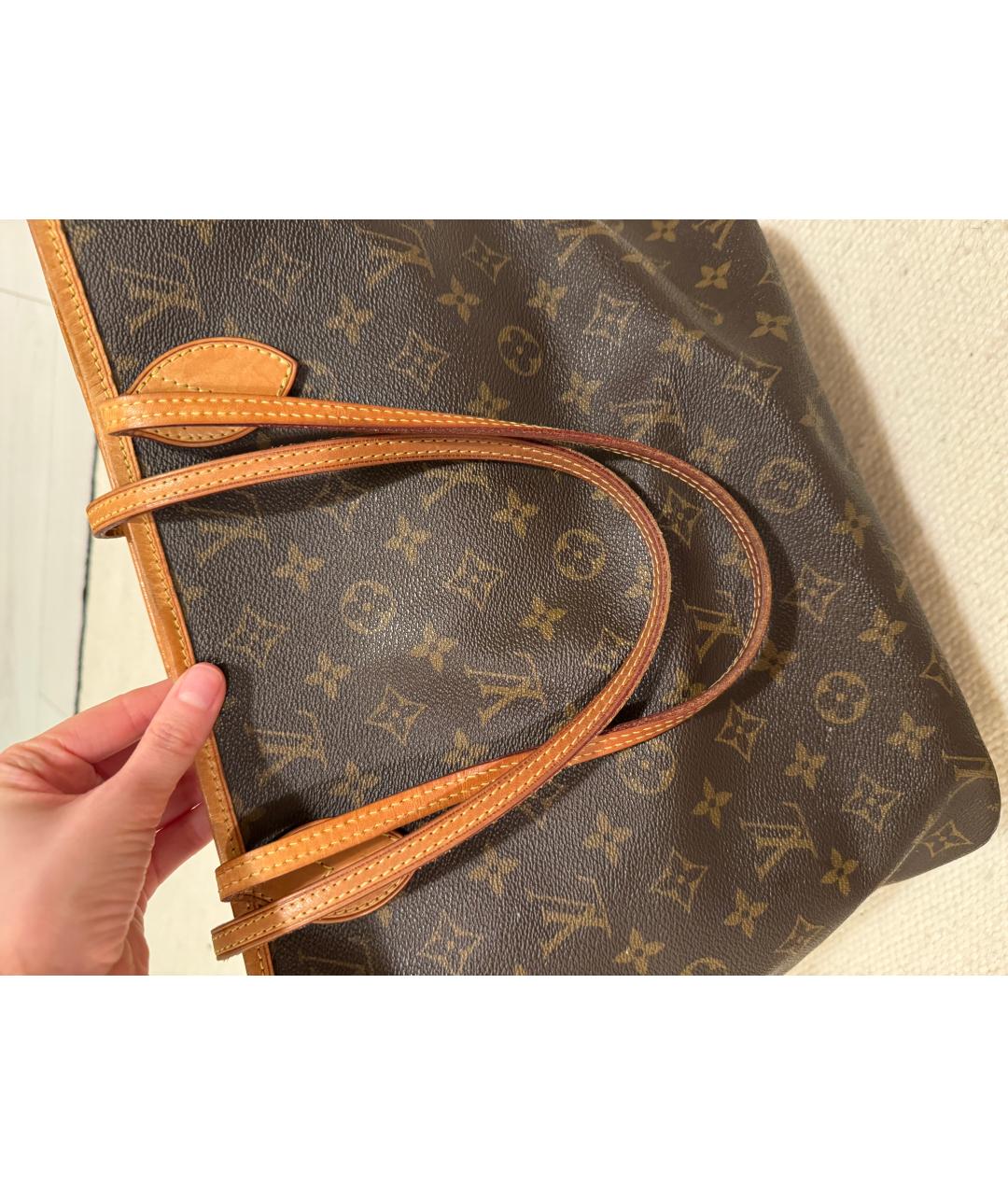 LOUIS VUITTON Коричневая сумка тоут, фото 3
