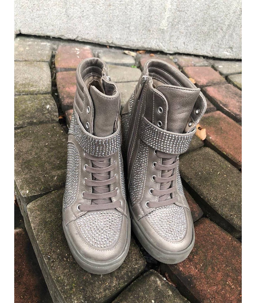 LE SILLA Коричневые кеды, фото 3