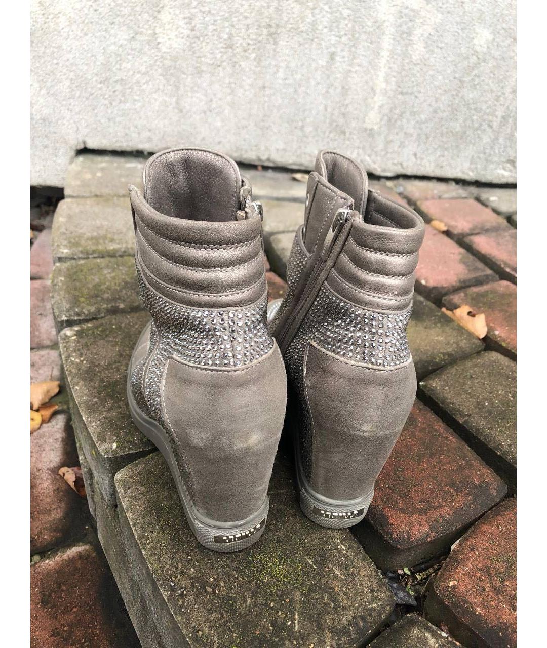 LE SILLA Коричневые кеды, фото 4