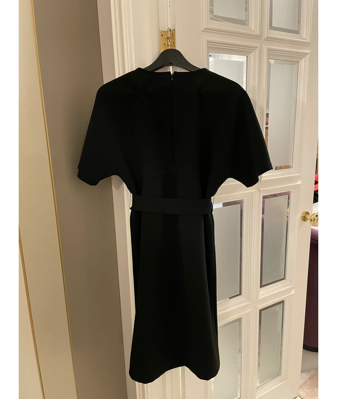 JIL SANDER NAVY Черное полиэстеровое повседневное платье, фото 2
