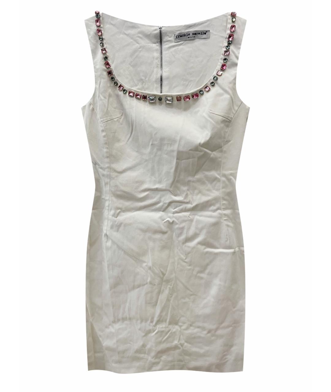 FRANKIE MORELLO Белое коктейльное платье, фото 1