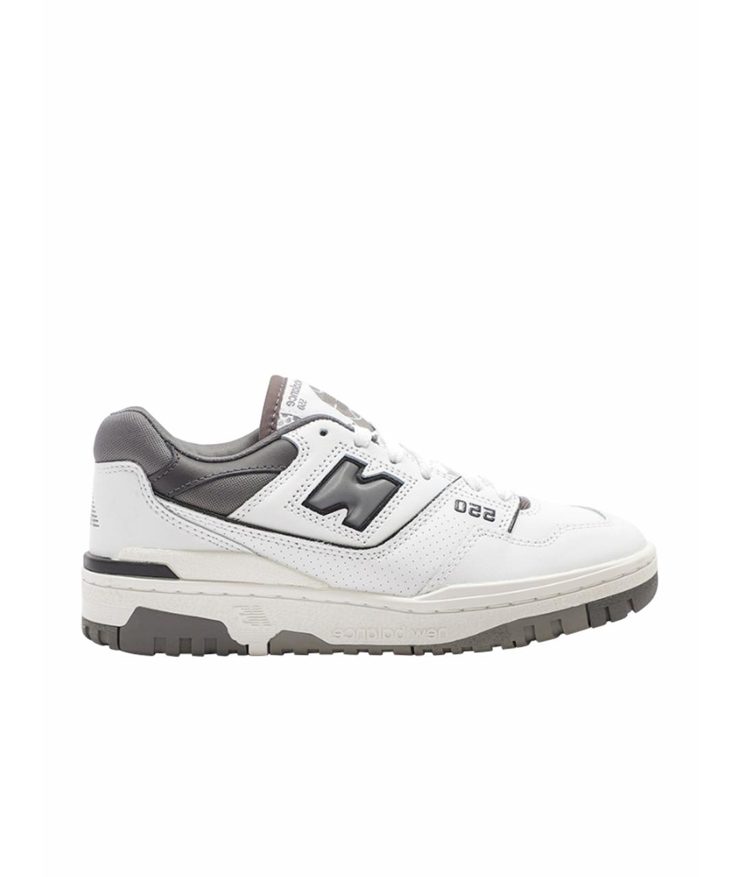 NEW BALANCE Серые кеды из искусственной кожи, фото 1