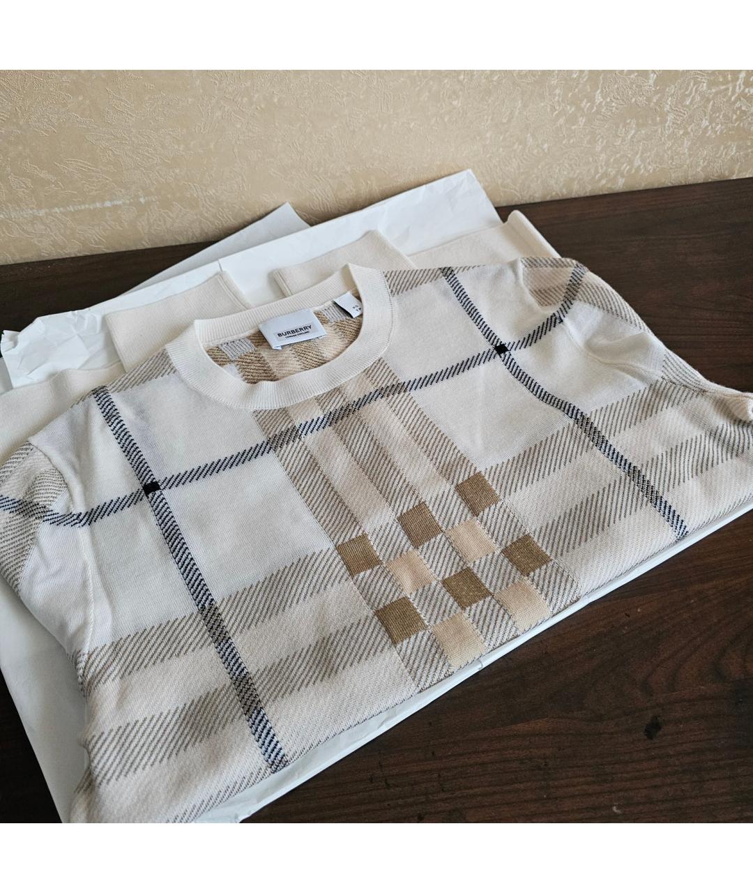 BURBERRY Розовый шерстяной джемпер / свитер, фото 5
