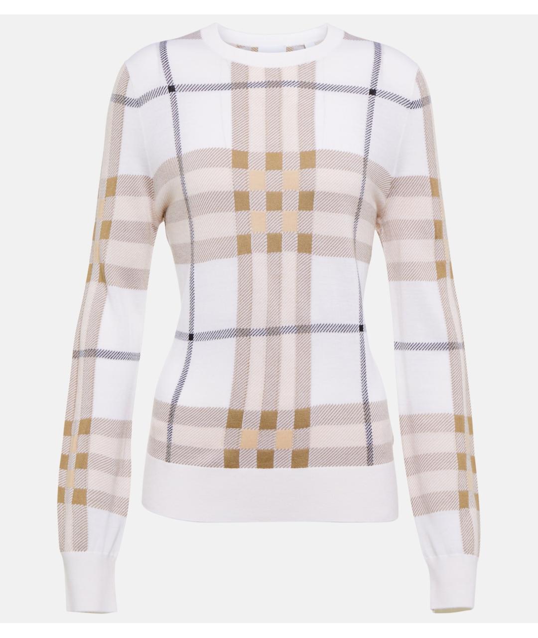 BURBERRY Розовый шерстяной джемпер / свитер, фото 9