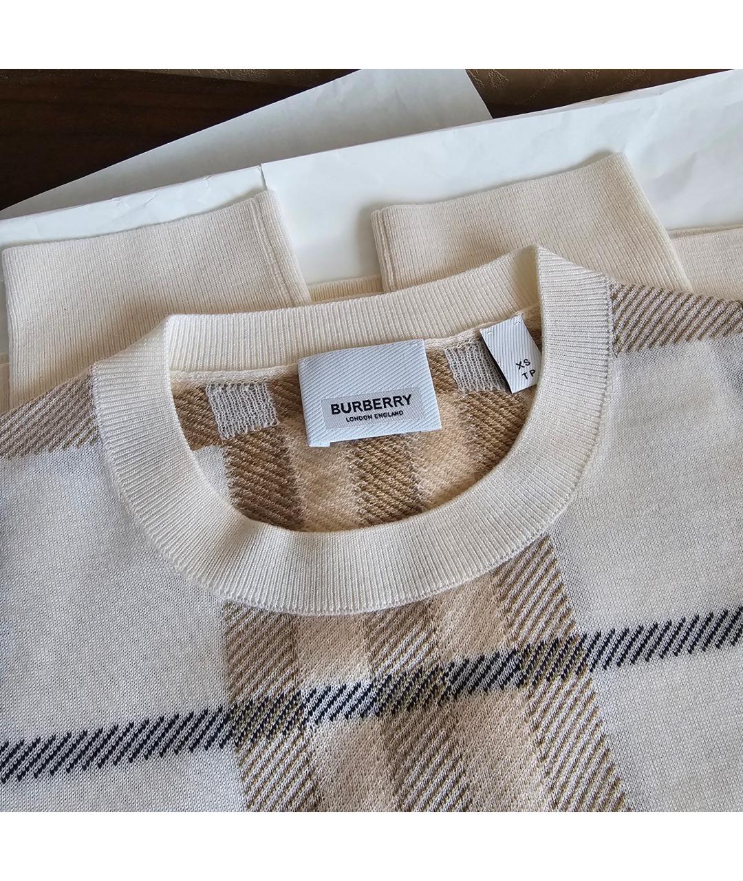 BURBERRY Розовый шерстяной джемпер / свитер, фото 6
