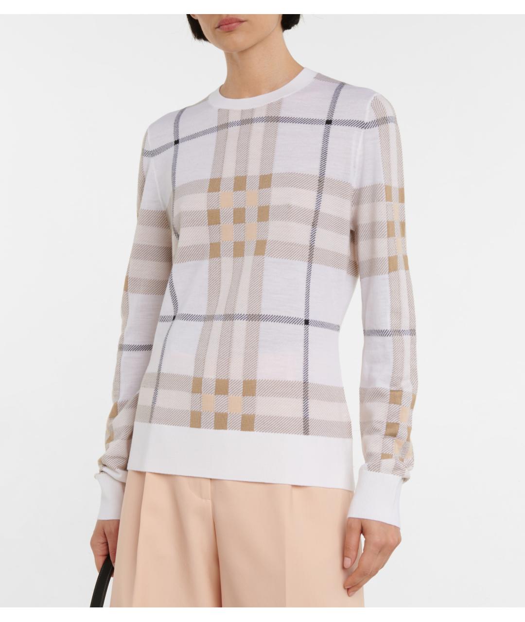 BURBERRY Розовый шерстяной джемпер / свитер, фото 2
