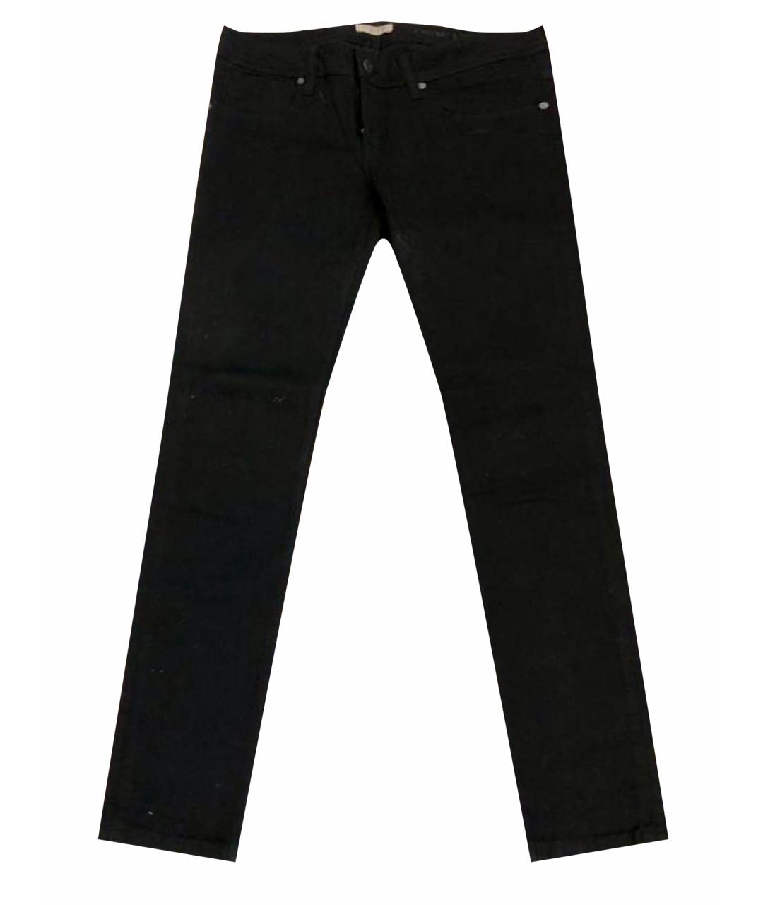 BURBERRY BRIT Черные хлопковые джинсы слим, фото 1