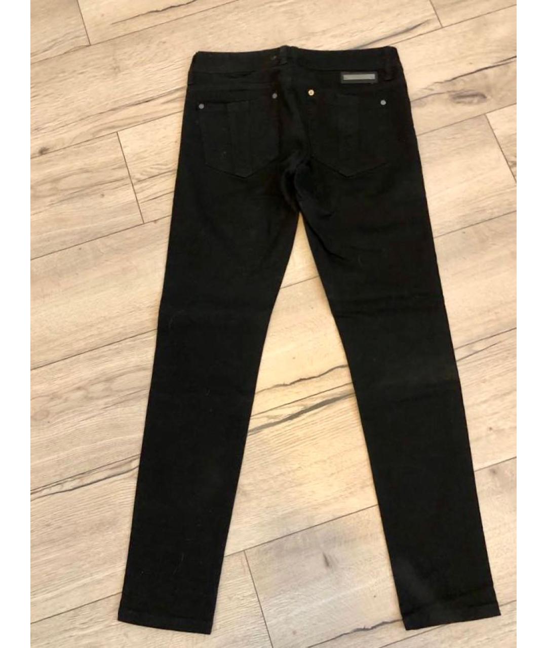 BURBERRY BRIT Черные хлопковые джинсы слим, фото 2