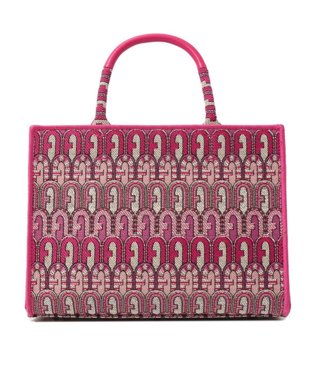 FURLA Фуксия тканевая сумка тоут, фото 1