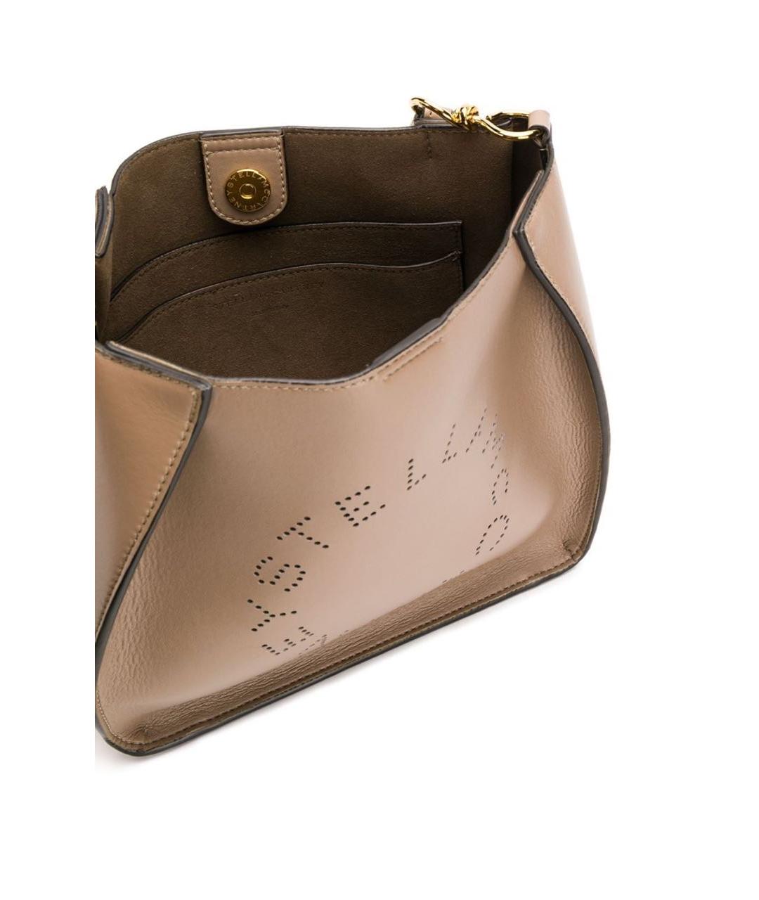 STELLA MCCARTNEY Бежевая сумка тоут из искусственной кожи, фото 4