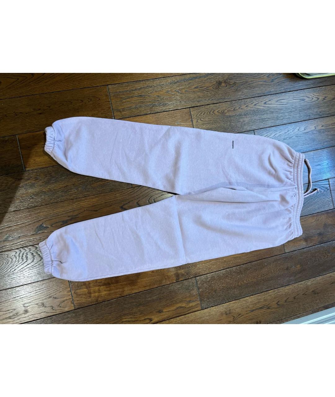THE PANGAIA Фиолетовые хлопковые спортивные брюки и шорты, фото 2