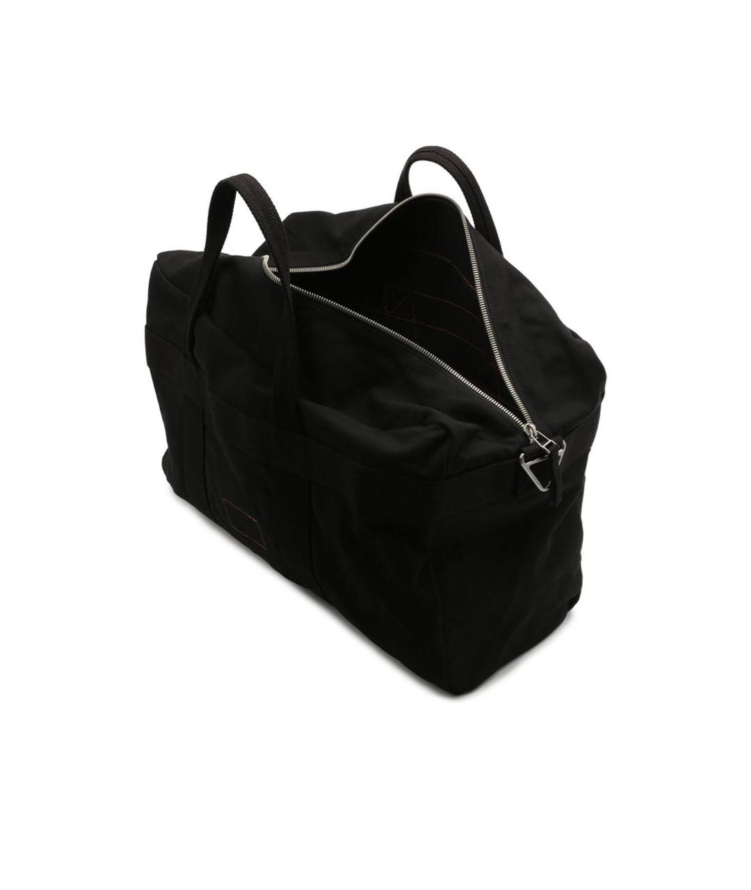 HERON PRESTON Черная тканевая дорожная/спортивная сумка, фото 3