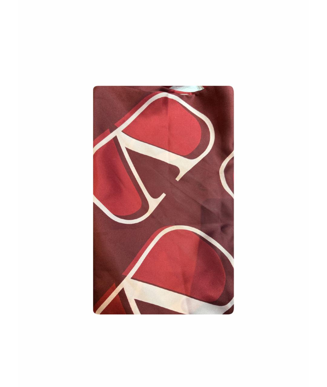 VALENTINO Мульти шелковый платок, фото 1