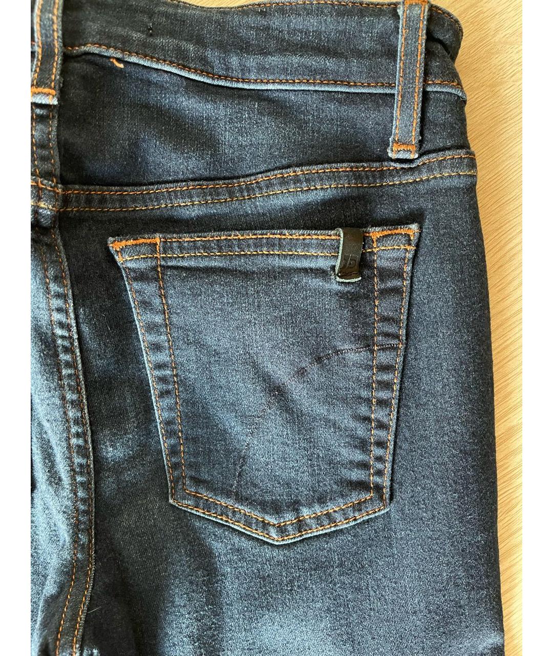 JOE'S JEANS Синие хлопко-эластановые джинсы слим, фото 4
