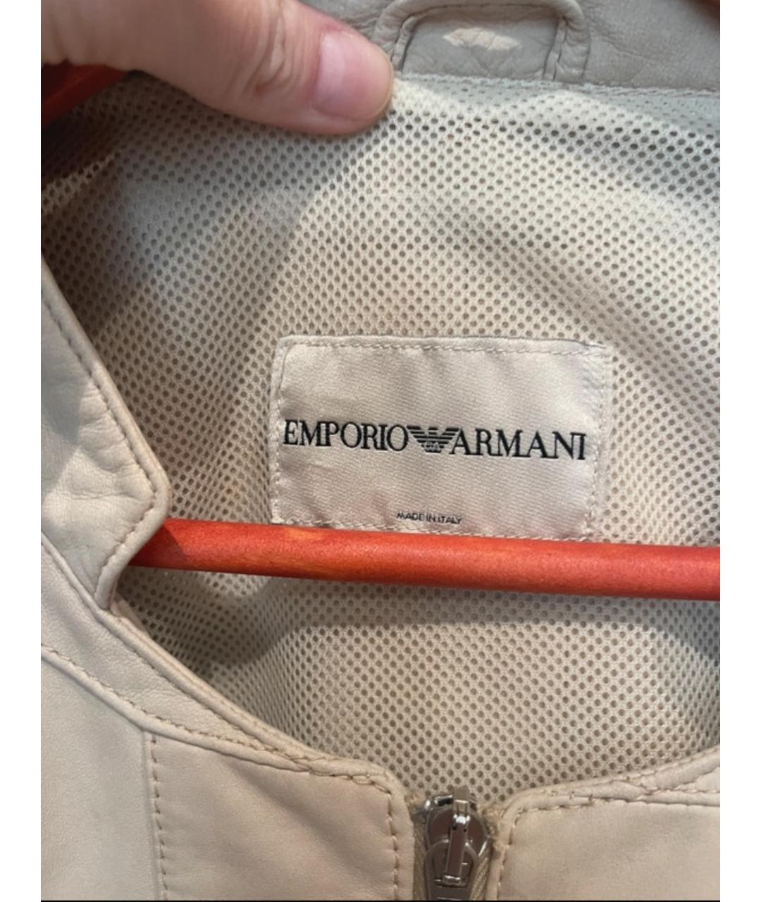 EMPORIO ARMANI Бежевая куртка, фото 3