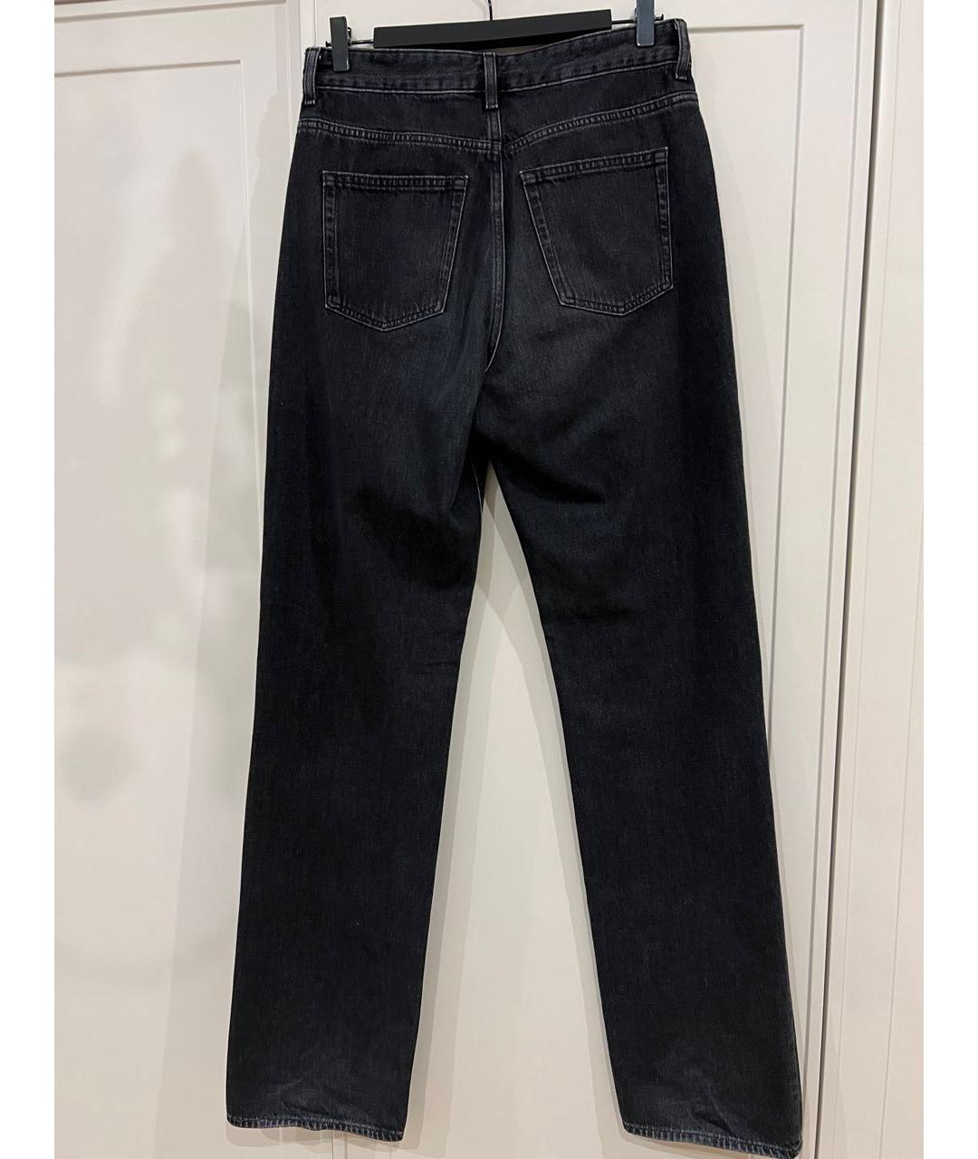 COS Черные хлопковые прямые джинсы, фото 2
