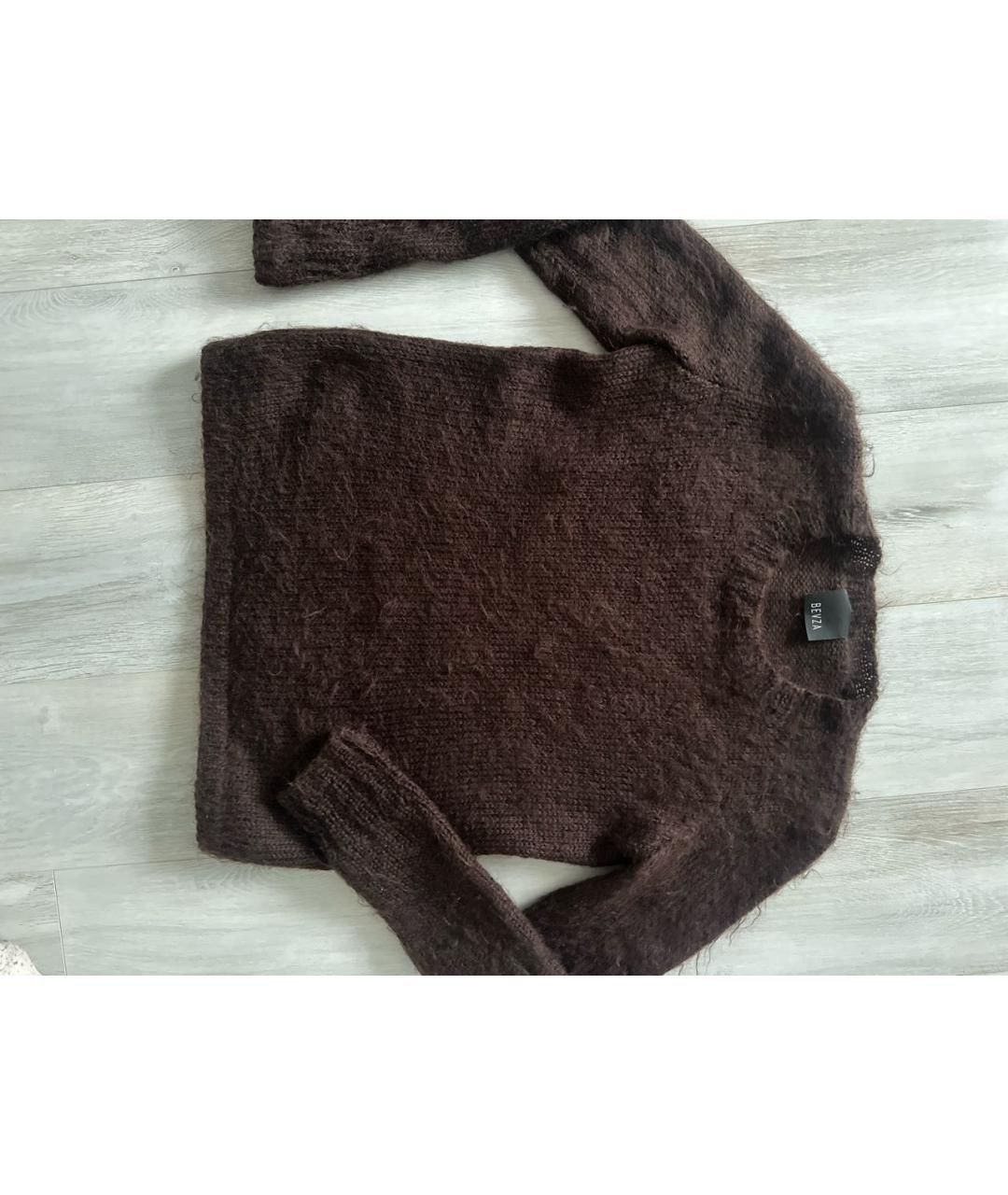 BEVZA Коричневый шерстяной джемпер / свитер, фото 4
