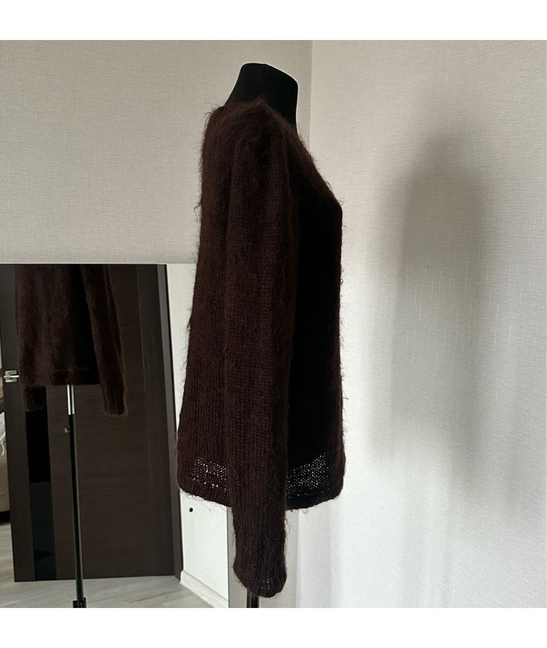BEVZA Коричневый шерстяной джемпер / свитер, фото 3