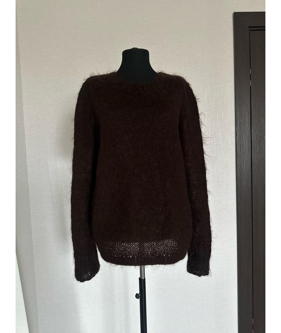 BEVZA Коричневый шерстяной джемпер / свитер, фото 8