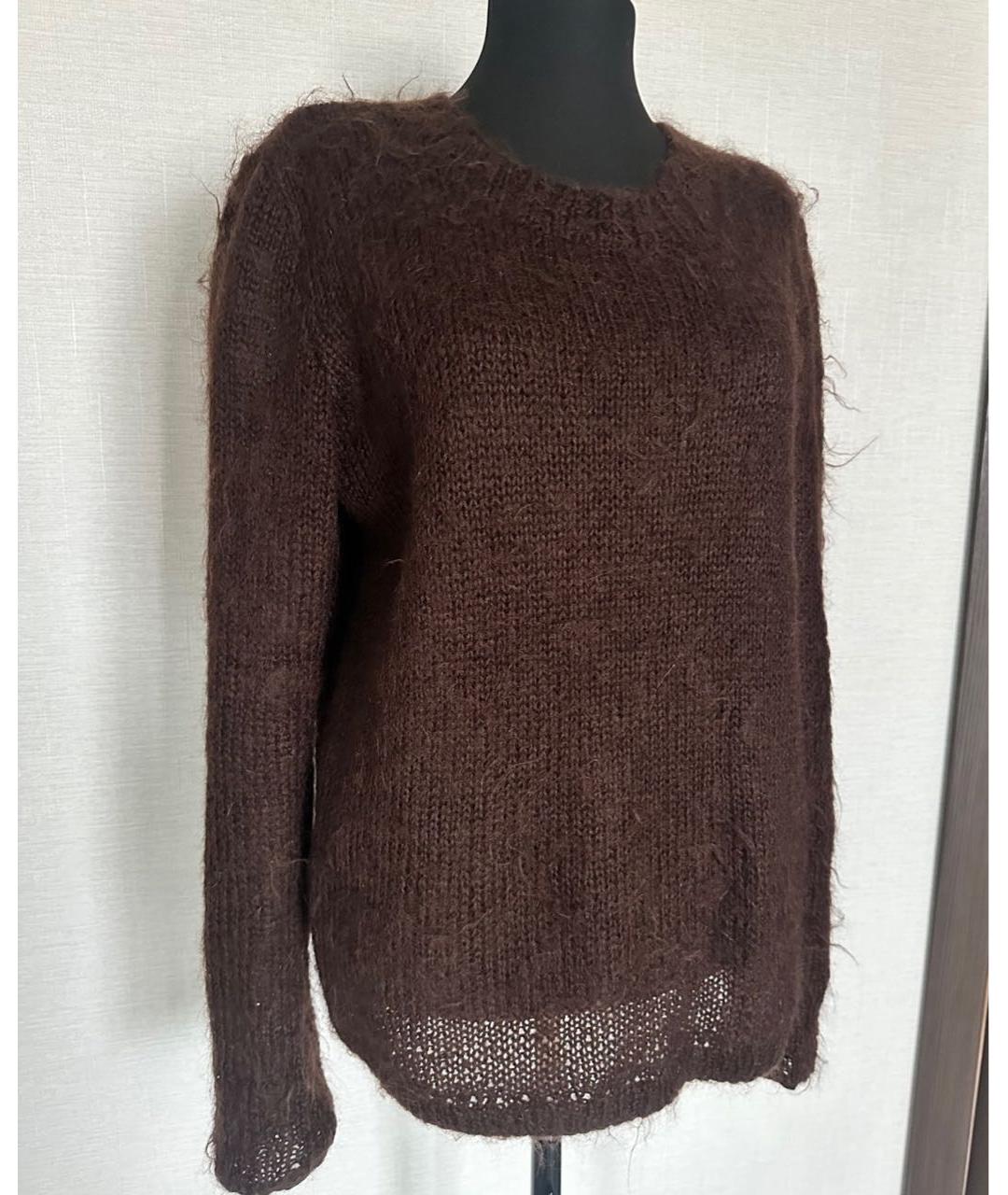 BEVZA Коричневый шерстяной джемпер / свитер, фото 7