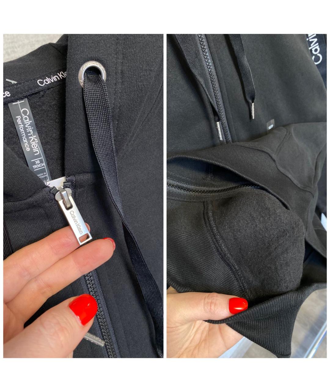 CALVIN KLEIN Черный хлопковый спортивные костюмы, фото 5