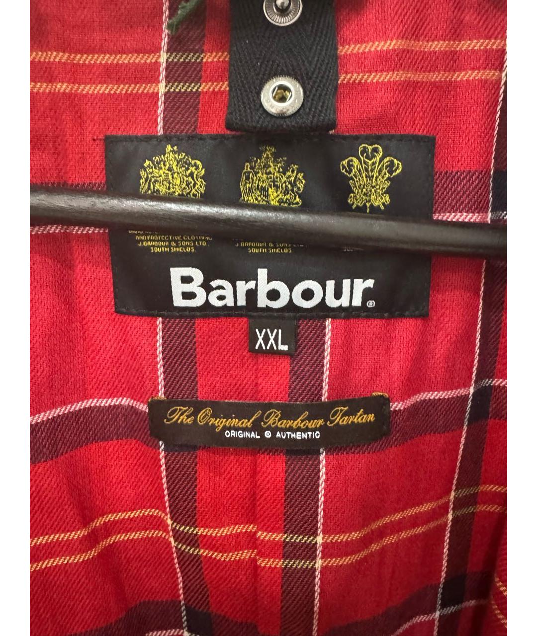 BARBOUR Черная хлопковая куртка, фото 8