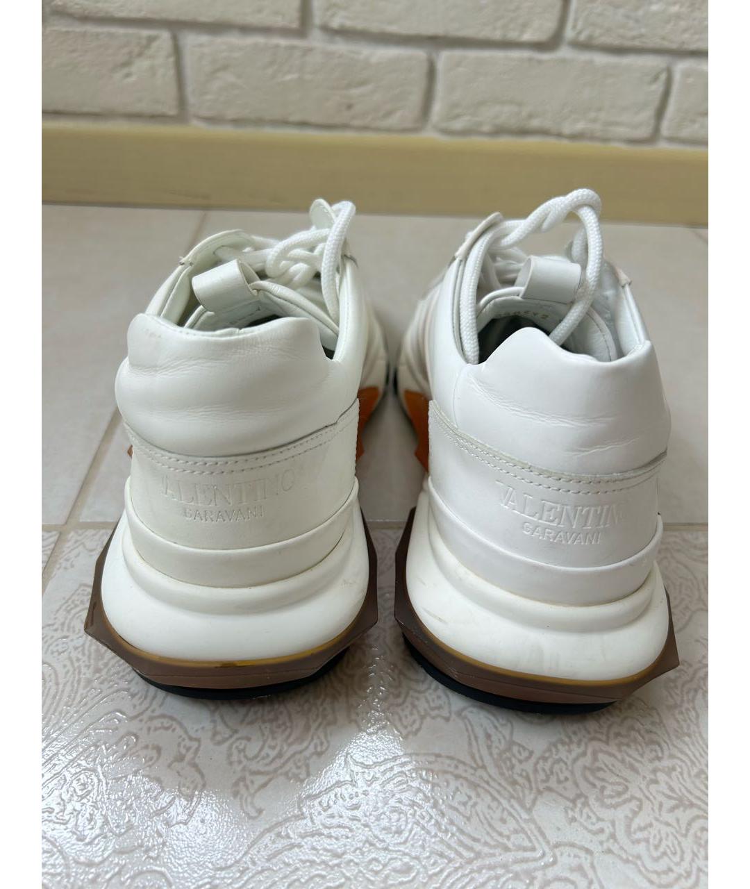 VALENTINO Белые низкие кроссовки / кеды, фото 4