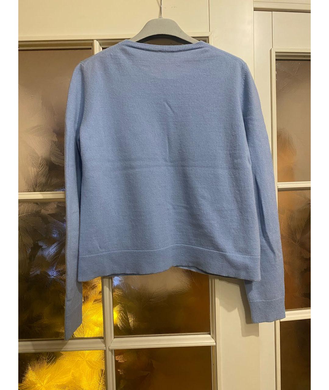 MIU MIU Голубой шерстяной джемпер / свитер, фото 2