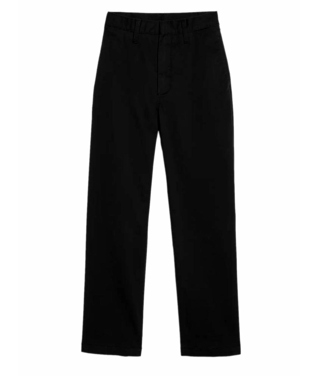 CALVIN KLEIN Черные хлопковые брюки широкие, фото 1