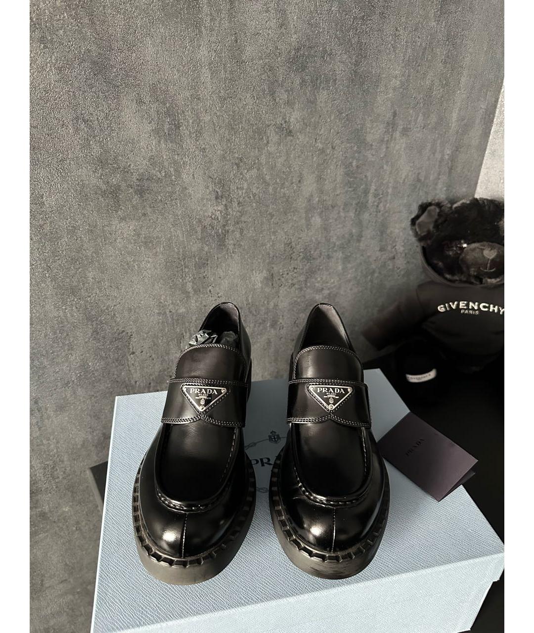 PRADA Черные лоферы, фото 3