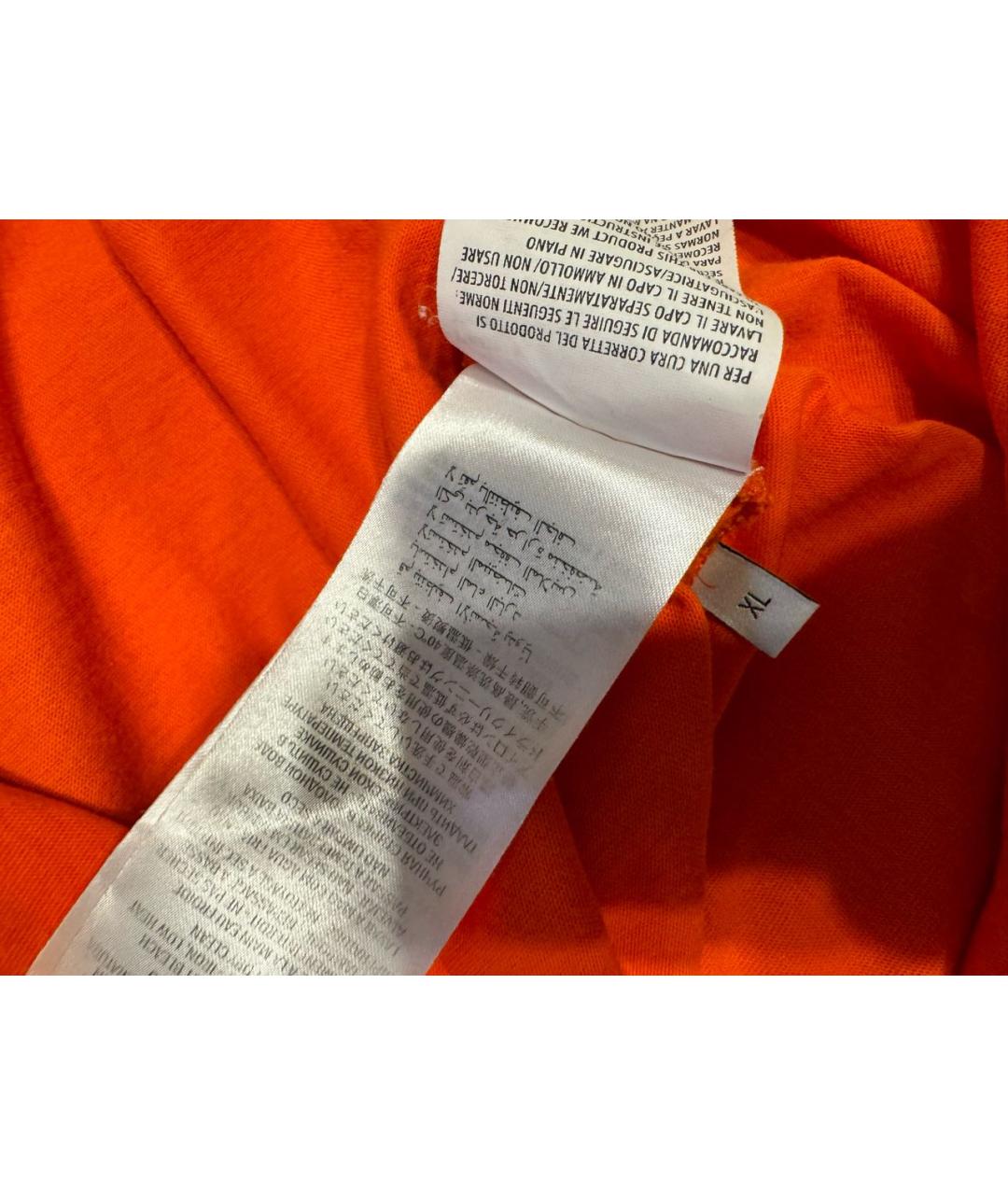 GUCCI Оранжевая хлопковая футболка, фото 4