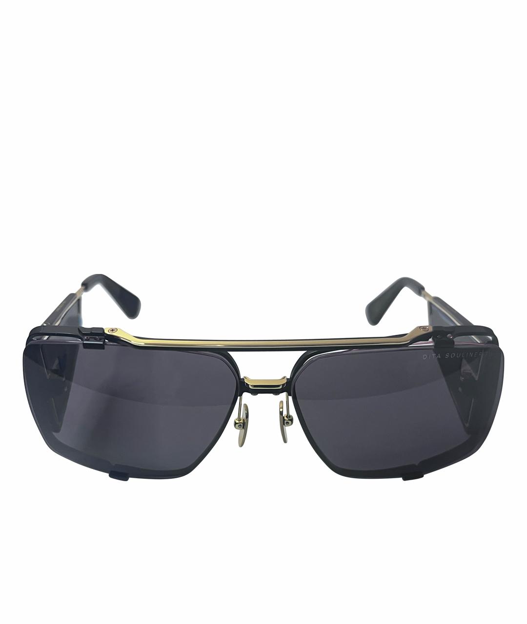 DITA Черные пластиковые солнцезащитные очки, фото 1