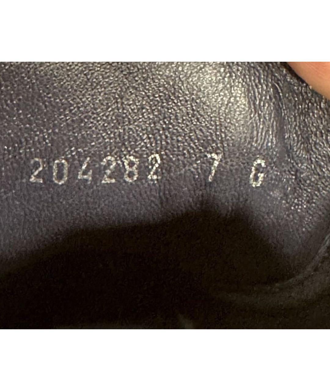 GUCCI Темно-синие низкие кроссовки / кеды, фото 8